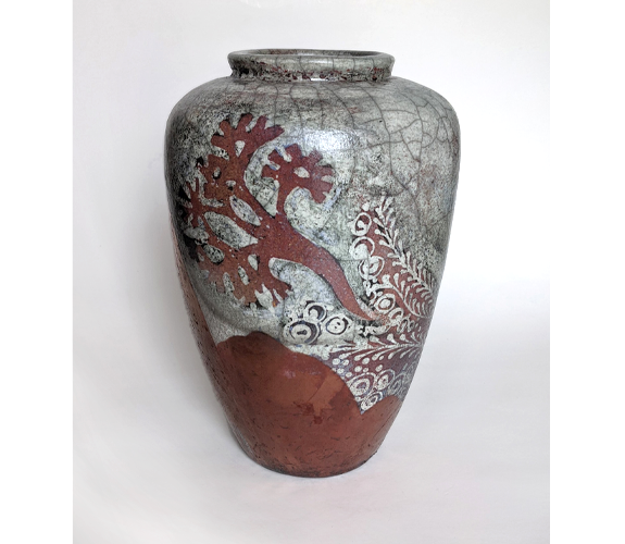 "Seastar, Rockweed & Copper Pours Vase" - Dave & Boni Deal